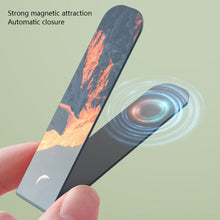 Load image into Gallery viewer, Ins Style Scenery Magnetic Bookmarks Creative Folding Hazy Fantasy Series Student Book Clips Stationery Page Markers