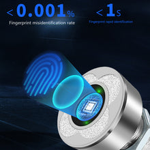 Load image into Gallery viewer, Keyless Cabinet Drawer Strongbox Smart Fingerprint Cam Lock For Mailbox Cabinet Desk Locker Wardrobe File Cabinet Drawer Lock
