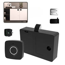 Load image into Gallery viewer, Biometric Fingerprint Lock Black Keyless Cabinet Lock Smart Drawer Locks Anti-theft Door Lock Long Standby Time Door