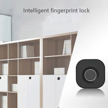 Load image into Gallery viewer, Biometric Fingerprint Lock Black Keyless Cabinet Lock Smart Drawer Locks Anti-theft Door Lock Long Standby Time Door