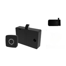 Load image into Gallery viewer, Biometric Fingerprint Lock Black Keyless Cabinet Lock Smart Drawer Locks Anti-theft Door Lock Long Standby Time Door