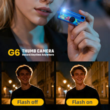 Load image into Gallery viewer, Thumb Keychain Camera 0.96inch Mini Action Camera Retro Support Memory Card 1080P Very Small Camcorder Video Recorder