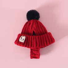 Load image into Gallery viewer, Knitted Pet Hat Cap Dog Cat Winter Scarf Cap Suit Funny Warm Pet Beanie Clothing Large dog Labrador Golden Retriever Cap Winter Pet Accessory