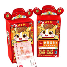 Load image into Gallery viewer, 2026 Horse Year Creative ATM Red Envelope Red Pockets Chinese New Year Lunar Festival Money Bags Party Favors Gifts