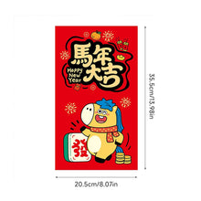 Load image into Gallery viewer, 2026 Horse Year Large Red Envelope Hongbao Lucky Money Pouch Chinese New Year Birthday Wedding Party Favors Gifts
