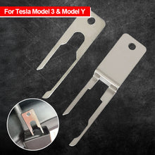 Load image into Gallery viewer, Car Seat Belt Key & Adjuster Removal Tool for Tesla Model 3 & Model Y Seat Belt Buckle Repair Metal