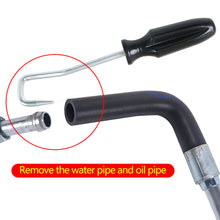 Load image into Gallery viewer, Car Hose and Fuel Line Removal Hook Tool Pull Hook for Water & Oil Pipe Separation Automotive Repair Tool with Non-Slip Handle