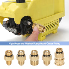 Load image into Gallery viewer, High Pressure Washer Pump Head Outlet Fitting M18 Thread Replacement Part for Commercial Pressure Washers