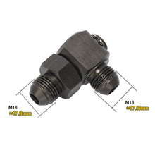 Load image into Gallery viewer, 360-Degree Swivel High Pressure Washer Adjustable Angle Elbow with 1/4" Quick Connect Brass Quick Connector for Car Washing & Cleaning Equipment