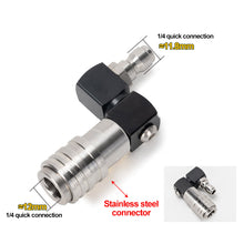 Load image into Gallery viewer, 360-Degree Swivel High Pressure Washer Adjustable Angle Elbow with 1/4" Quick Connect Brass Quick Connector for Car Washing & Cleaning Equipment