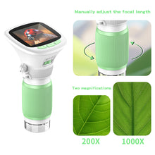 Load image into Gallery viewer, Smart Handheld Microscope with Camera Digital High Magnification Educational Toy Electronic Science Experiment Kit Gift for Students