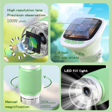 Load image into Gallery viewer, Smart Handheld Microscope with Camera Digital High Magnification Educational Toy Electronic Science Experiment Kit Gift for Students