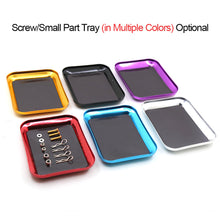 Load image into Gallery viewer, RC Model Screw Organizer With Magnetic Base Aluminum Alloy Tray Model Tool Storage Box For DIY Model Builder Tools Accessory