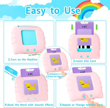 Load image into Gallery viewer, Creative Early Education Flash Card Learning Toys Talking Flashcard English Learning System For Toddlers & Preschoolers Kids Electronic Learning Toy