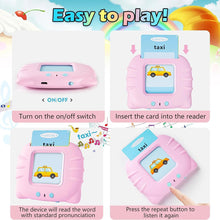 Load image into Gallery viewer, Creative Early Education Flash Card Learning Toys Talking Flashcard English Learning System For Toddlers & Preschoolers Kids Electronic Learning Toy