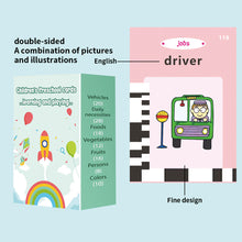Load image into Gallery viewer, Multi-language Talking Flash Card Learning Reader Educational Toy for Toddlers Montessori Gift for Ages 1-6 Years Toddlers & Preschoolers