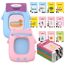 Load image into Gallery viewer, Multi-language Talking Flash Card Learning Reader Educational Toy for Toddlers Montessori Gift for Ages 1-6 Years Toddlers & Preschoolers