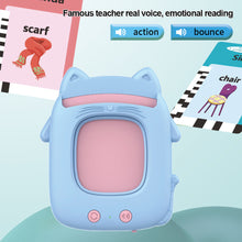 Load image into Gallery viewer, Multi-language Talking Flash Card Learning Reader Educational Toy for Toddlers Montessori Gift for Ages 1-6 Years Toddlers & Preschoolers