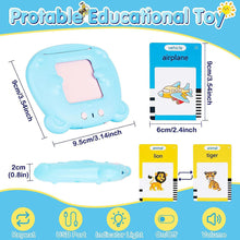 Load image into Gallery viewer, Multi-language Talking Flash Card Learning English Reader Educational Toy for Toddlers Montessori Gift for Ages 1-6 Years Toddlers & Preschoolers
