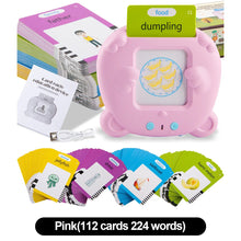 Load image into Gallery viewer, Multi-language Talking Flash Card Learning English Reader Educational Toy for Toddlers Montessori Gift for Ages 1-6 Years Toddlers & Preschoolers