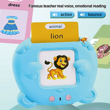 Load image into Gallery viewer, Multi-language Talking Flash Card Learning English Reader Educational Toy for Toddlers Montessori Gift for Ages 1-6 Years Toddlers & Preschoolers