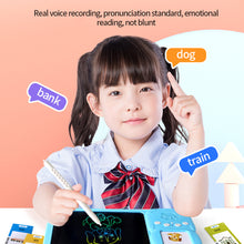 Load image into Gallery viewer, 2 in 1 Talking Flash Cards & LCD Writing Tablet Educational Montessori-style Writing Drawing Interactive Board For Toddlers Preschool Boys & Girls
