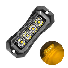 Load image into Gallery viewer, 2/4/6LED 12-24V Truck LED Side Marker Light Strobe Flash Warning Light Waterproof Lens Flashing Light for Trucks & Trailers