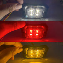 Load image into Gallery viewer, 4/8/12 LED Truck LED Side Marker Light Strobe Flash Warning Light 12-24V Waterproof Lens Light for Trucks & Trailers