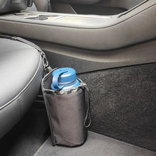 Load image into Gallery viewer, Universal Car Water Bottle & Thermos Holder For Center Console Side Mount with Storage Pocket Adjustable Strap Interior Organizer Large Size