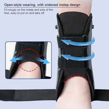 Load image into Gallery viewer, 1PC Inflatable Ankle Brace Joint Stabilizing Straps for Sprain Recovery Adjustable Sports Guard to Prevent Ankle Roll