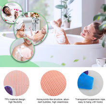 Load image into Gallery viewer, Outdoor TPU Honeycomb Cleaning Bath Gloves Honeycomb Shaped Cleaning Exfoliating Bath Gloves Makeup Remover Finger Cover
