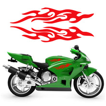 Load image into Gallery viewer, 2Pcs 30/40/50cm Car Motorcycle Sticker Flames Reflective Decal Sticker Decoration Decals Vinyl Waterproof