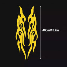 Load image into Gallery viewer, 2Pcs 30/40/50cm Car Motorcycle Sticker Flames Reflective Decal Sticker Decoration Decals Vinyl Waterproof