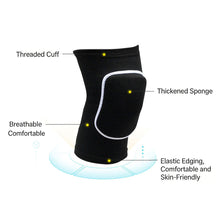 Load image into Gallery viewer, Dance Knee Pads For Women Kids Adults Professional Breathable Thickened Knee Sleeves High Elastic Knee Support For Jazz Ballet Gym Sports