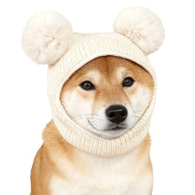 Load image into Gallery viewer, Knitted Warm Pet Hat For Medium Large Dogs Noise Reduction Calming Year Round Photography Headwear