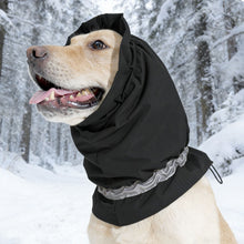 Load image into Gallery viewer, Dog Soothing Calming Earmuffs Warm Waterproof Snowproof Windproof Adjustable Reflective Neck Protection Pet Supplies