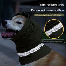 Load image into Gallery viewer, Dog Soothing Calming Earmuffs Warm Waterproof Snowproof Windproof Adjustable Reflective Neck Protection Pet Supplies