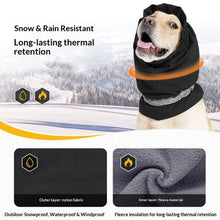 Load image into Gallery viewer, Dog Soothing Calming Earmuffs Warm Waterproof Snowproof Windproof Adjustable Reflective Neck Protection Pet Supplies