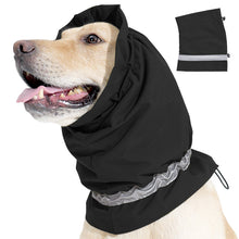 Load image into Gallery viewer, Dog Soothing Calming Earmuffs Warm Waterproof Snowproof Windproof Adjustable Reflective Neck Protection Pet Supplies