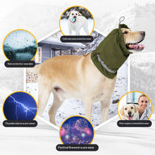 Load image into Gallery viewer, Dog Soothing Calming Earmuffs Warm Waterproof Snowproof Windproof Adjustable Reflective Neck Protection Pet Supplies