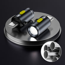 Load image into Gallery viewer, Key Chain 2.5cm USB Type C Plug LED Mini Flashlight LED Light Torches For Phone Power Banks Camping Hiking Travel