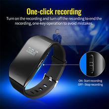 Load image into Gallery viewer, 4-32GB Mini Camera Watch Audio Voice Recorder Bracelet USB Flash Driver Dictaphone Noise Reduce Sound Recording Wristband