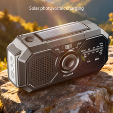 Load image into Gallery viewer, Portable Solar Radio Emergency Kits first Aid Radio with Crank Dynamo AM/FM Radio Blackout Power station USB Phone Charger