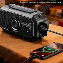 Load image into Gallery viewer, Portable Solar Radio Emergency Kits first Aid Radio with Crank Dynamo AM/FM Radio Blackout Power station USB Phone Charger