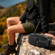 Load image into Gallery viewer, Portable Solar Radio Emergency Kits first Aid Radio with Crank Dynamo AM/FM Radio Blackout Power station USB Phone Charger