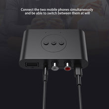 Load image into Gallery viewer, NFC Bluetooth-Compatible 5.0 Audio Receiver U Disk RCA 3.5mm AUX USB Stereo Music Wireless Adapter Hands-Free Calls for Car
