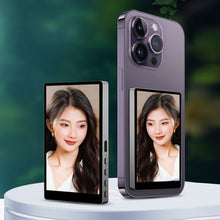 Load image into Gallery viewer, Smartphone Wireless Magnetic Monitor Screen For Smartphone Vlog Live Stream Video Recording Screen Phone Rear Camera Selfie