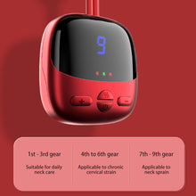 Load image into Gallery viewer, Smart Hanging Neck Protector Cervical Spine Massager Portable Mini Pulse Shoulder Massage Hot Compress Nursing