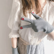 Load image into Gallery viewer, Fashion Nail Polish Gloves Grace Lady Winter Vintage Full Finger Glove Women Thick Driving Touch Screen Warm Mittens Female