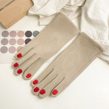 Load image into Gallery viewer, Fashion Nail Polish Gloves Grace Lady Winter Vintage Full Finger Glove Women Thick Driving Touch Screen Warm Mittens Female